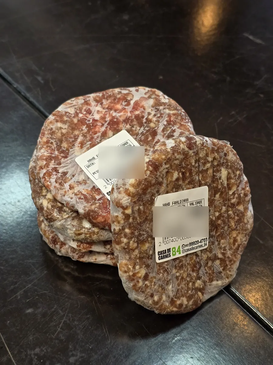 Hambúrguer de fraldinha da Casa de Carnes 84